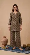 K 1194 by Naisha Cotton Printed Co Ord Set Collection